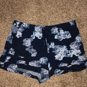 Floral Drawstring Shorts